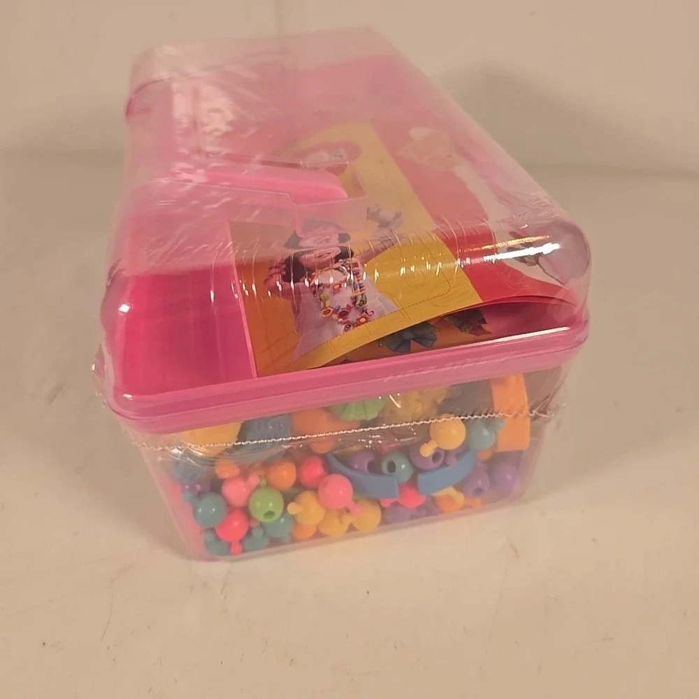 Gili Pop Beads 500pcs Arts and Crafts Toys Gifts for Kids 4yr-8yr Jewelry Making